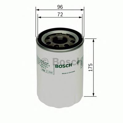 F 026 407 081 Bosch filtro de óleo