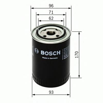F026407057 Bosch filtro de óleo