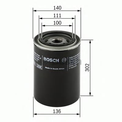 F026407056 Bosch filtro de óleo