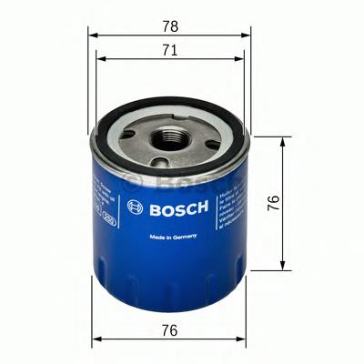 F026407078 Bosch filtro de óleo