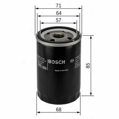 0451103372 Bosch filtro de óleo