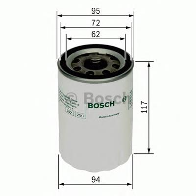 0451103366 Bosch filtro de óleo