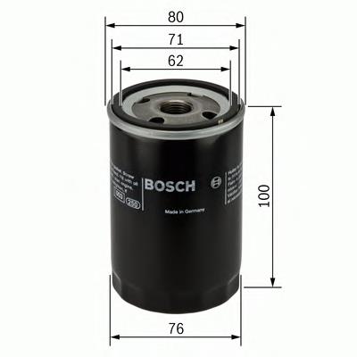 0451103367 Bosch filtro de óleo