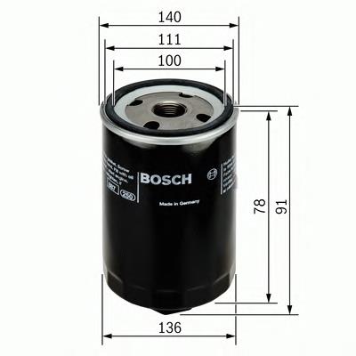 0451103368 Bosch filtro de óleo