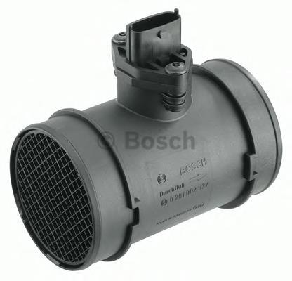 Sensor de fluxo (consumo) de ar, medidor de consumo M.A.F. - (Mass Airflow) 0281002537 Bosch