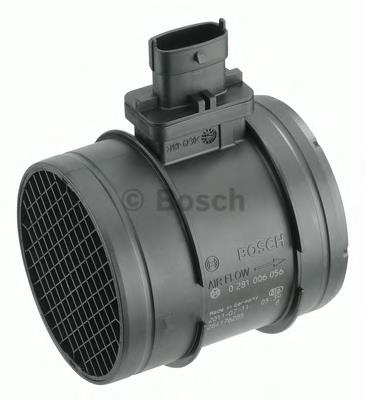 0281006056 Bosch sensor de fluxo (consumo de ar, medidor de consumo M.A.F. - (Mass Airflow))