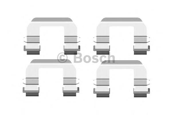 1987474439 Bosch kit de molas de fixação de sapatas de disco dianteiras