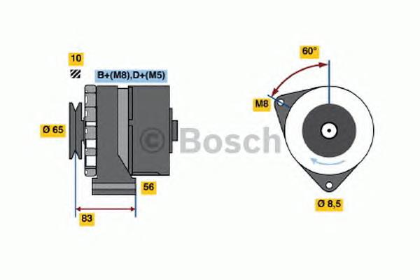 0120469728 Bosch генератор