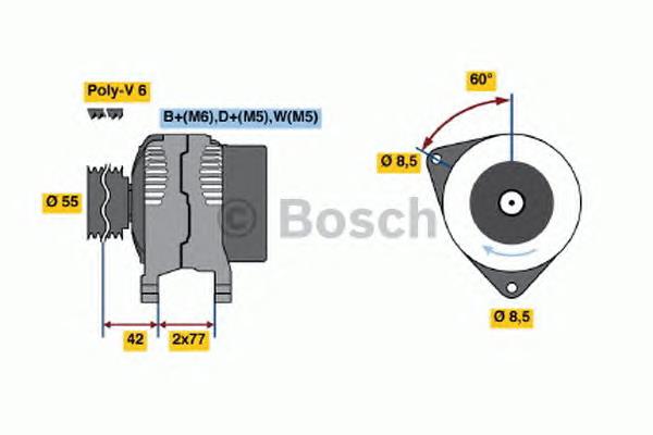 Купить 0123310029 Bosch Генератор