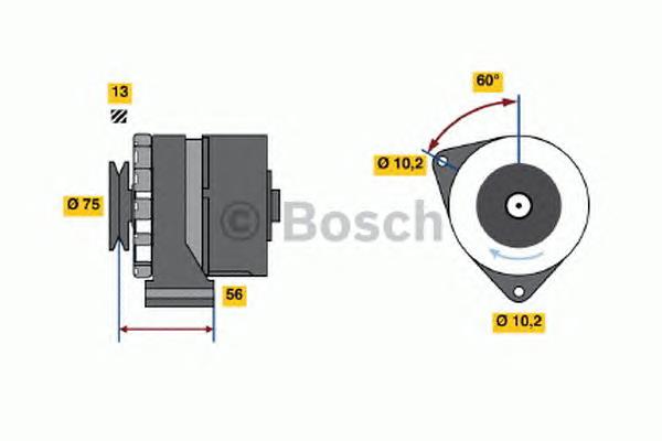 0120489035 Bosch gerador