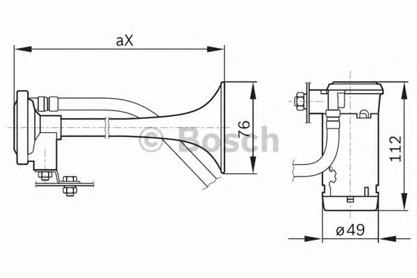 Звуковой сигнал 0328003024 Bosch