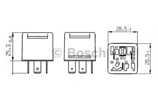0332209156 Bosch Реле электрическое многофункциональное