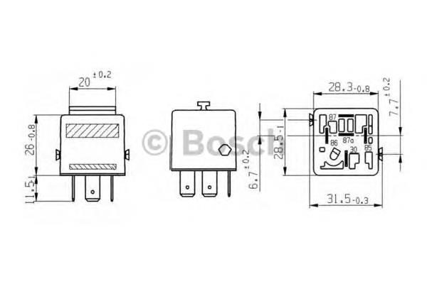 Реле многофункциональное 0332209216 Bosch