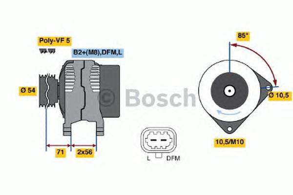 124425060 Fiat/Alfa/Lancia gerador