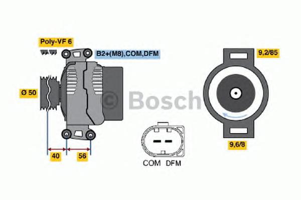 MAN2080 Magneti Marelli gerador