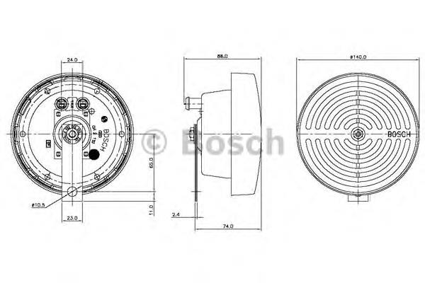 0320223011 Bosch Клаксон
