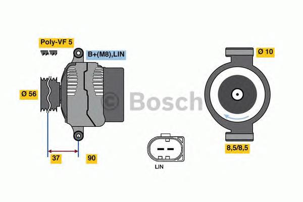 986082560 Bosch gerador