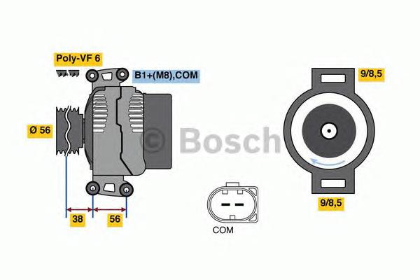 0124525226 Bosch Генератор автомобильный