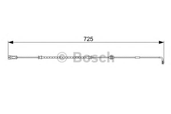 1987473017 Bosch sensor dianteiro de desgaste das sapatas do freio