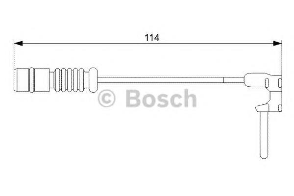 1987473011 Bosch sensor dianteiro de desgaste das sapatas do freio