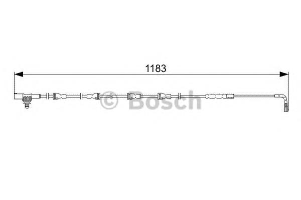 1987473031 Bosch sensor traseiro de desgaste das sapatas do freio