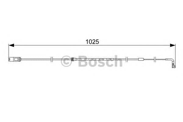 1987473026 Bosch sensor traseiro de desgaste das sapatas do freio