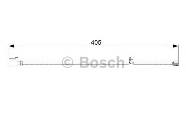 1987473025 Bosch sensor dianteiro de desgaste das sapatas do freio