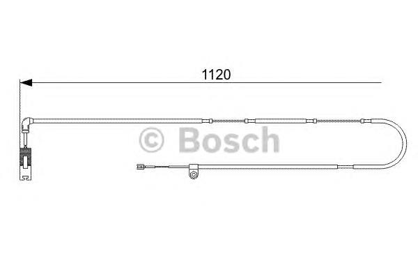 1987473010 Bosch sensor traseiro de desgaste das sapatas do freio