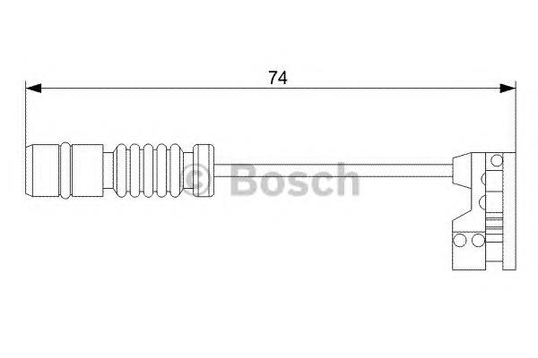1987473008 Bosch sensor dianteiro de desgaste das sapatas do freio