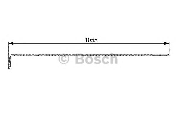 1987473001 Bosch sensor traseiro de desgaste das sapatas do freio