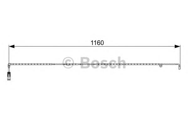 1987473055 Bosch sensor dianteiro de desgaste das sapatas do freio