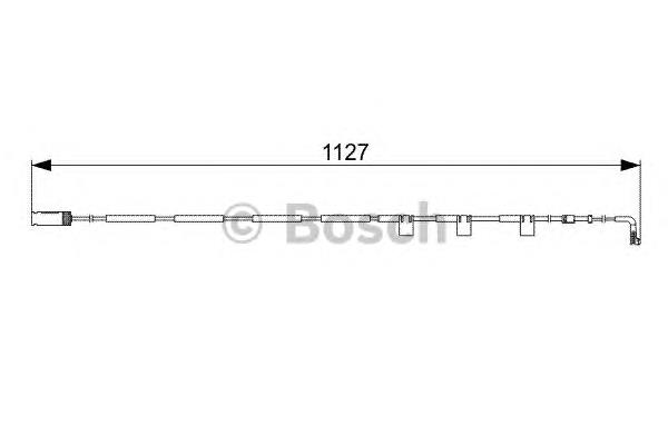 1987473059 Bosch sensor traseiro de desgaste das sapatas do freio