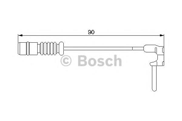 1987474901 Bosch sensor dianteiro de desgaste das sapatas do freio