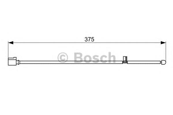 1987473067 Bosch sensor dianteiro de desgaste das sapatas do freio