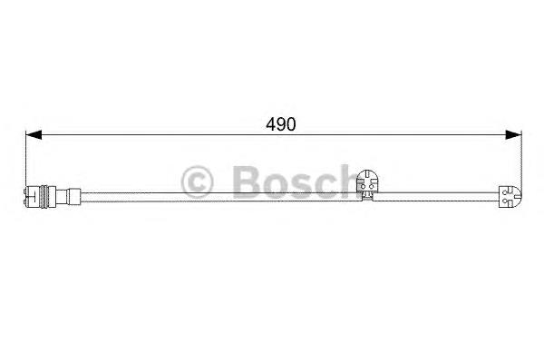 1987473065 Bosch sensor traseiro de desgaste das sapatas do freio