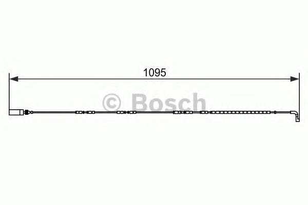 1987473069 Bosch sensor traseiro de desgaste das sapatas do freio