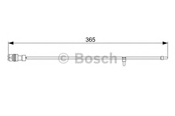 1987473040 Bosch sensor dianteiro de abs