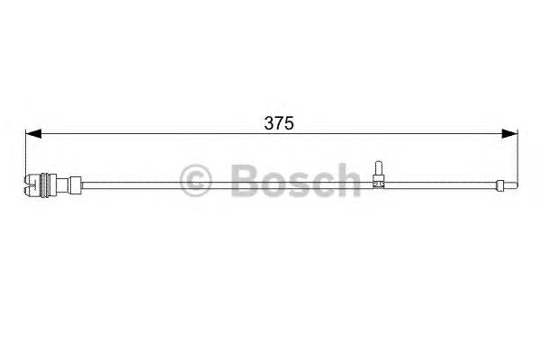 1987473035 Bosch датчик износа тормозных колодок передний правый