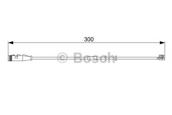 1987473033 Bosch sensor dianteiro de desgaste das sapatas do freio