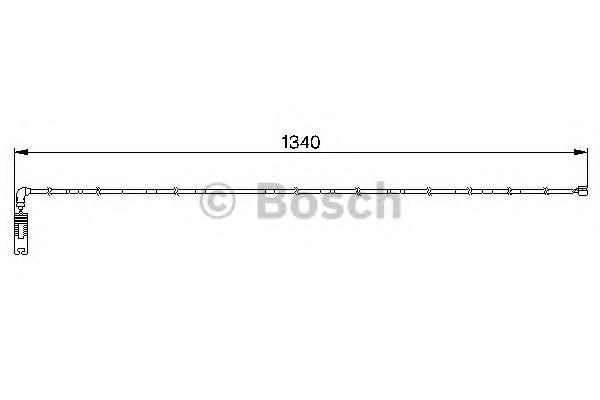 1987474944 Bosch sensor traseiro de desgaste das sapatas do freio