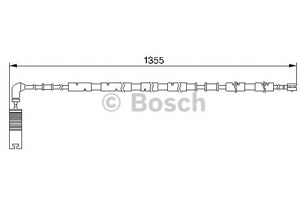 1987474959 Bosch sensor traseiro de desgaste das sapatas do freio