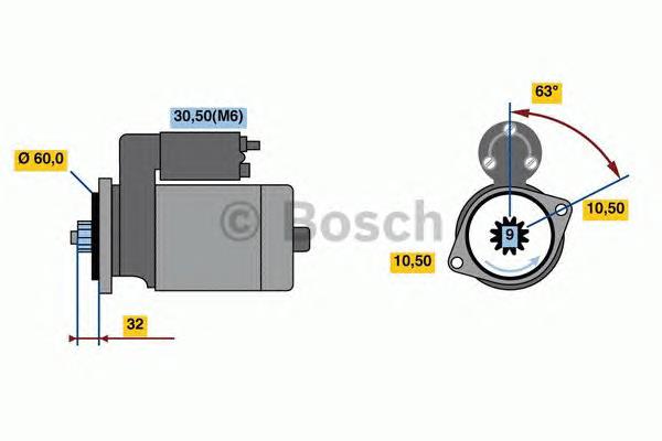 A006150000180 Mercedes motor de arranco