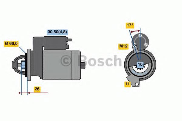 0001139041 Bosch motor de arranco