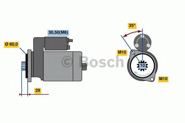 Motor de arranco 112220266 Fiat/Alfa/Lancia