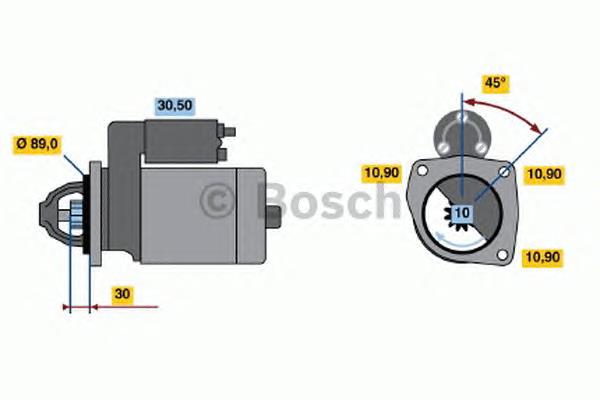 5801577137 Iveco motor de arranco