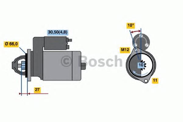 Стартер 0001109315 Bosch