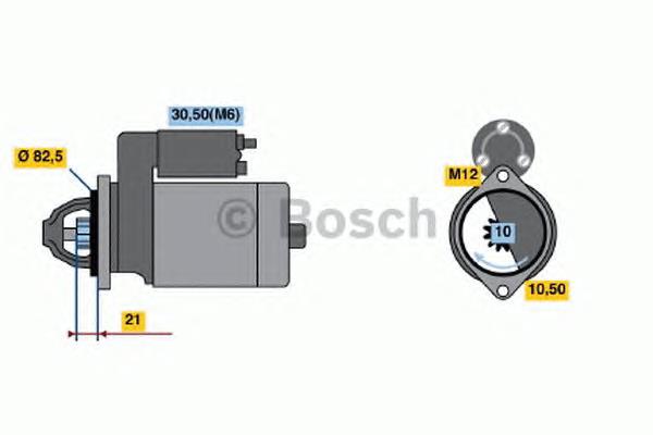 0001109068 Bosch motor de arranco