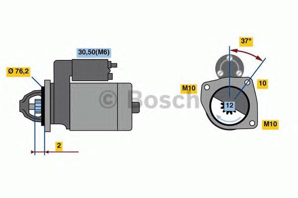 0001109397 Bosch motor de arranco