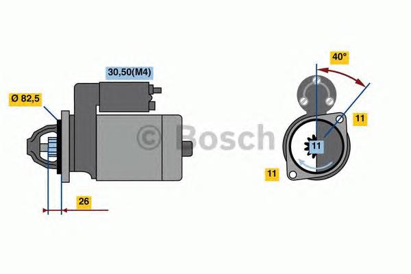 Стартер 0001109370 Bosch