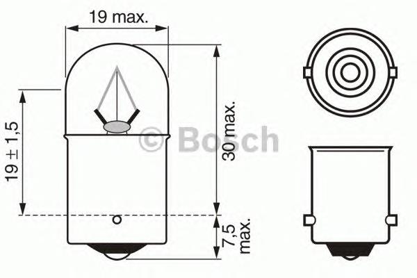 1987302510 Bosch lâmpada